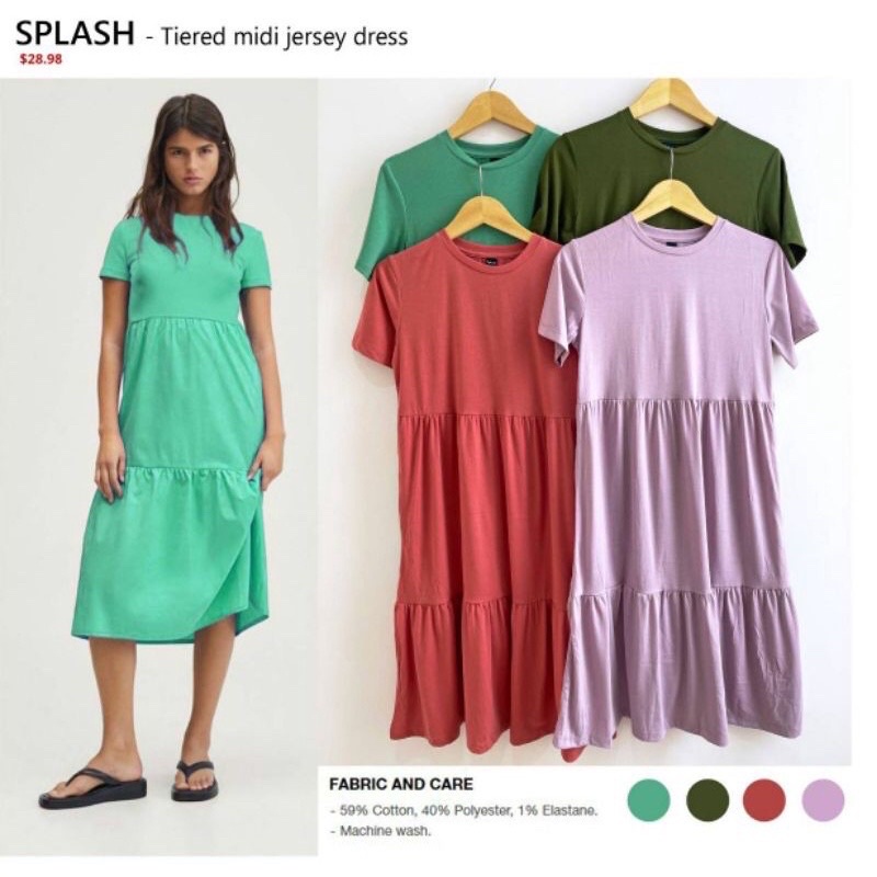 splash dress lilac/soft purple