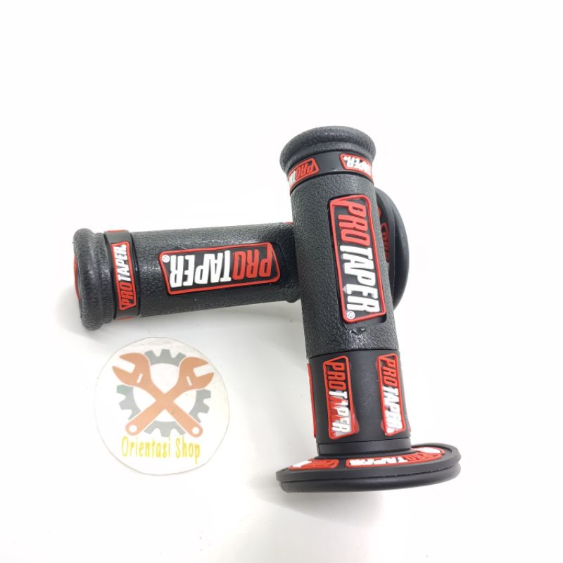 HANDGRIP PROTAPER KARET EMPUK HITAM MERAH BISA UNTUK SEMUA MOTOR