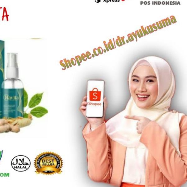 ❆ HAVITA Spray Original Penumbuh Serta Menyehatkan Rambut Wanita (40ml) ♔