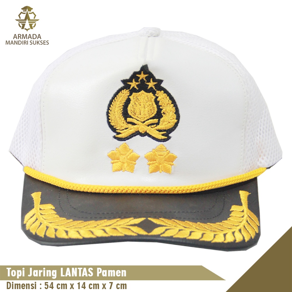 Topi Lantas Pamen - Topi Pilkep Lantas Pamen