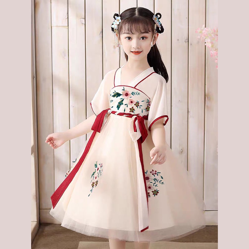 Children's Han Costume Girls' ancient costume super fairy elegant Chinese style autumn Tang Costume