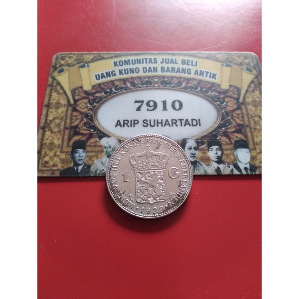 koin 1 G wilhelmina 1929