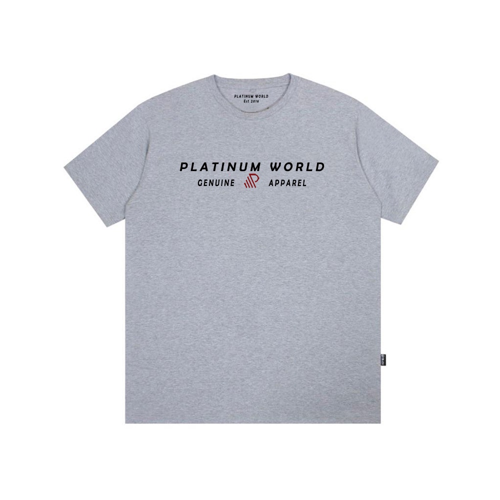 T-shirt Kaos Platinum World Basic Simpel Authentic Quality