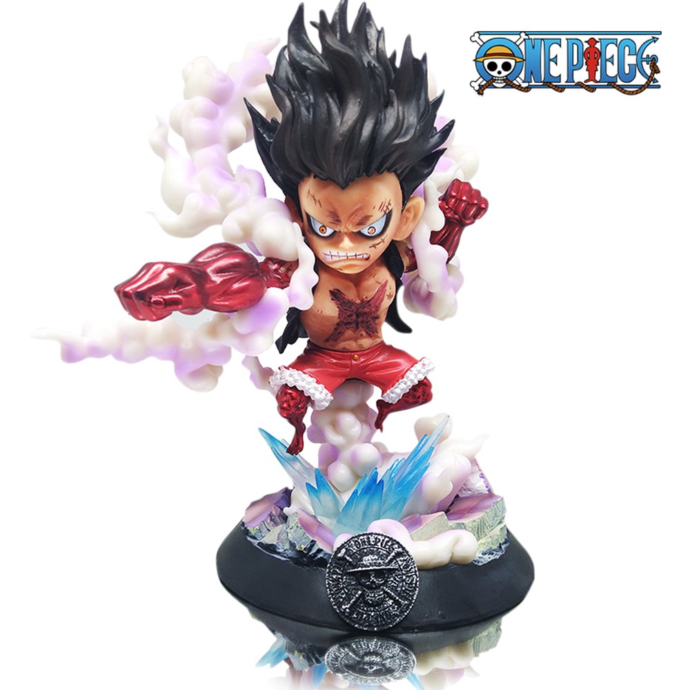 anime one peace action figure monkey D luffy gear fourth snake