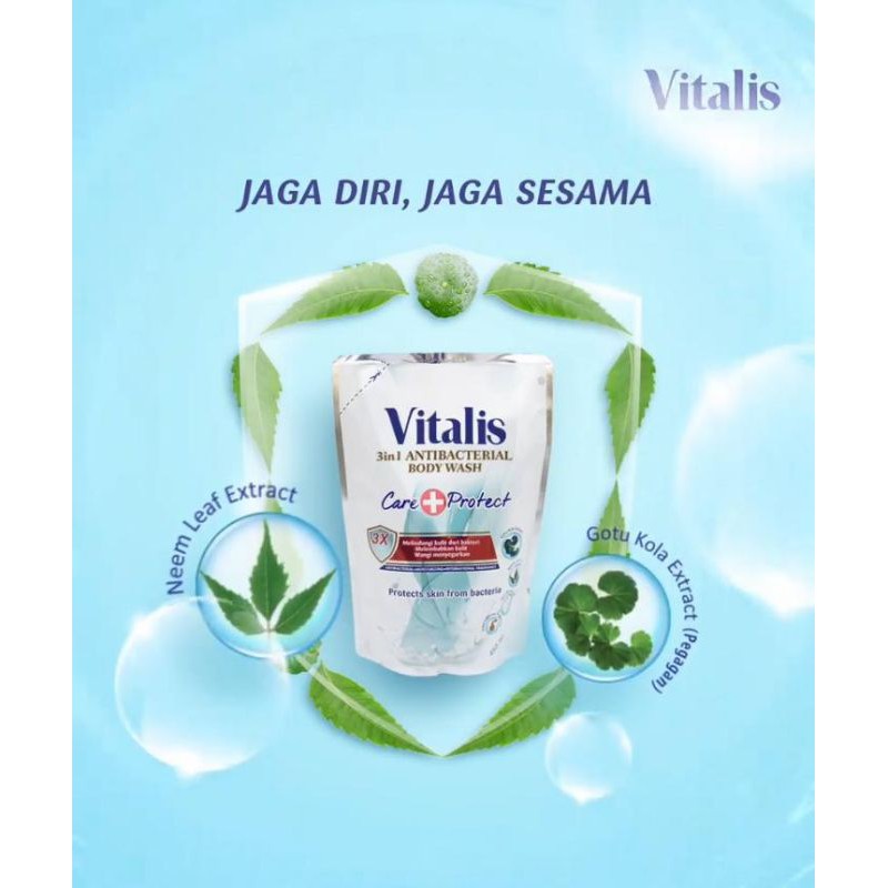 Vitalis Sabun Mandi Refill Antibacterial 450 ml