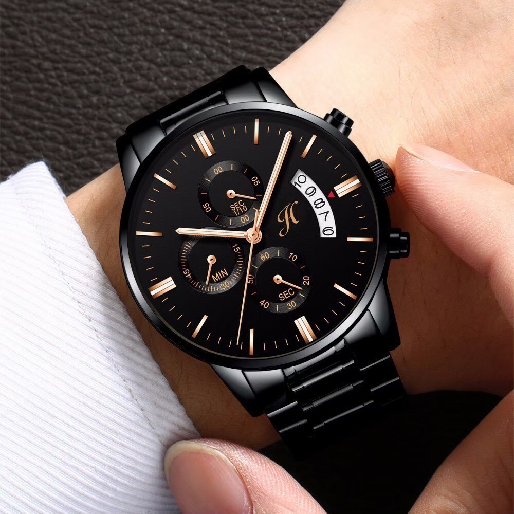 JIMS HONEY JAM TANGAN 8036 Pria Cowok Laki-Laki Fashion Besar Keren Analog Import Murah jimshoney