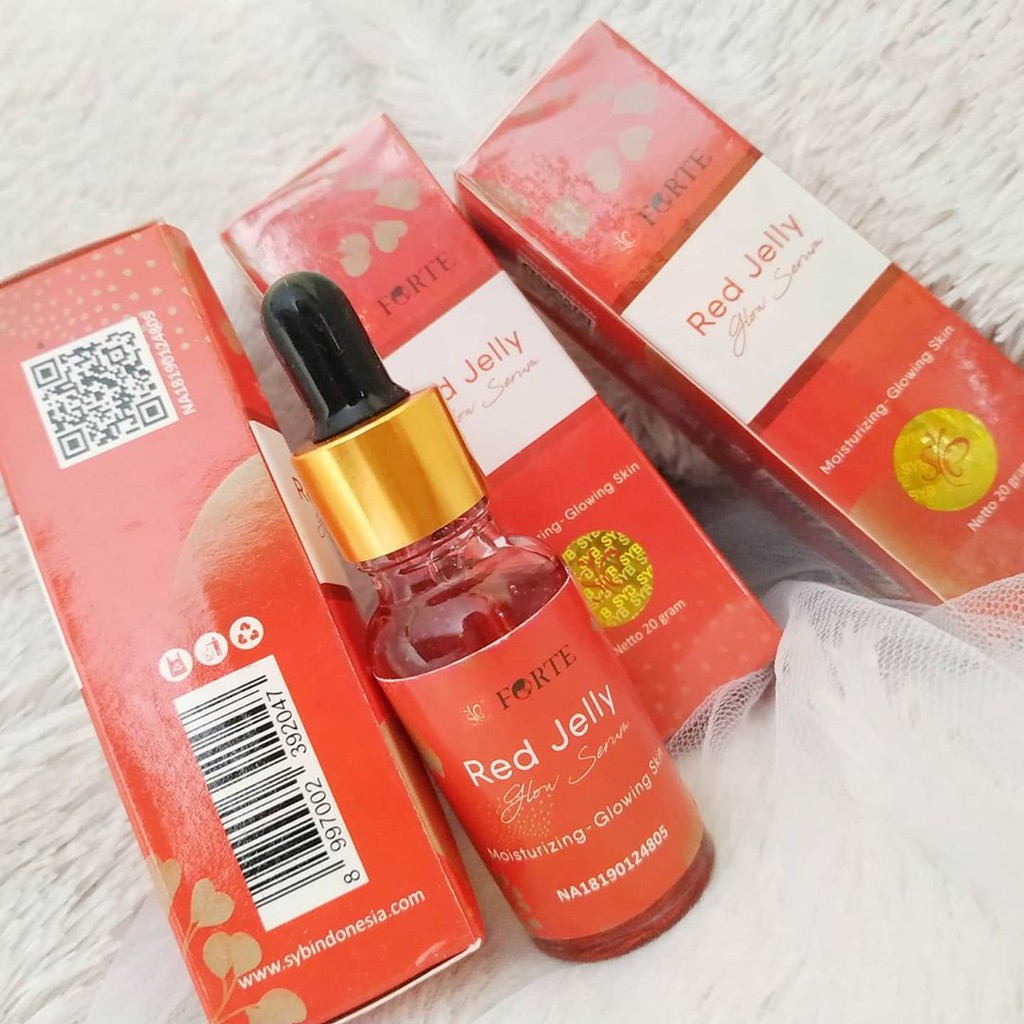 Takarai RED JELLY GLOW SERUM Wajah Bersina BPOM SYB Forte Red Jelly Glowing 20Gram 100% Ampuh