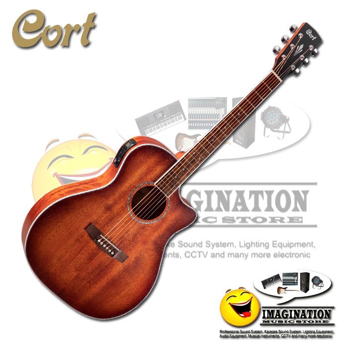 Cort GA-MEDX-M-OP Acoustic Electric Guitar