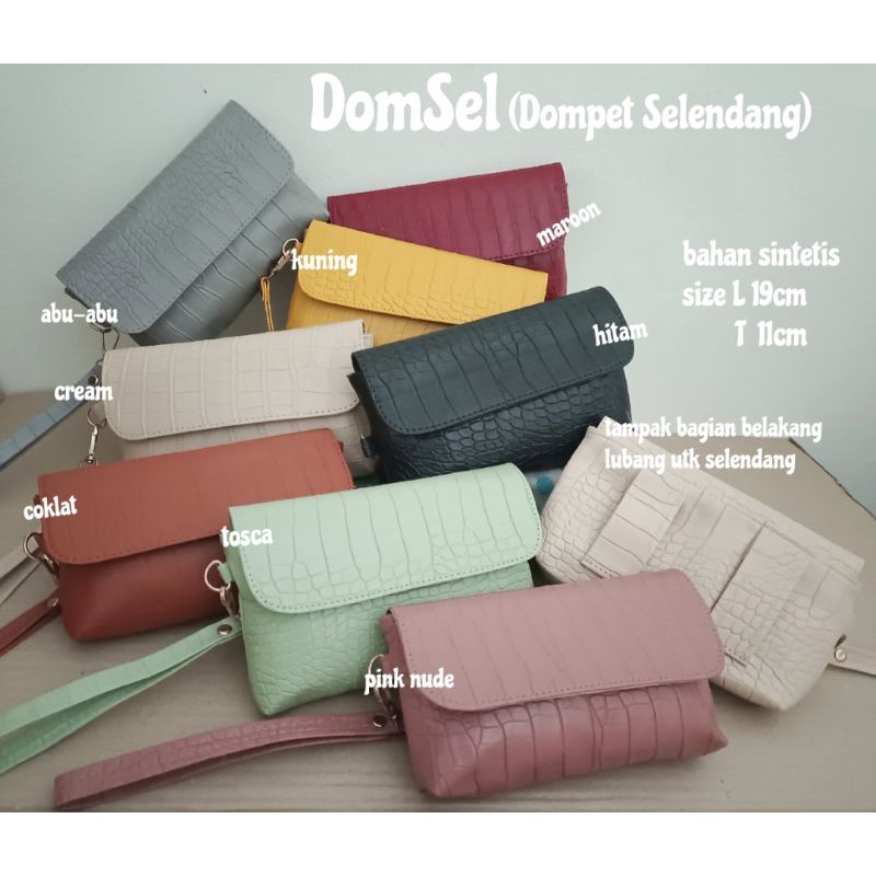 Persegi Dompet Selendang, Domsel Croco Clasic