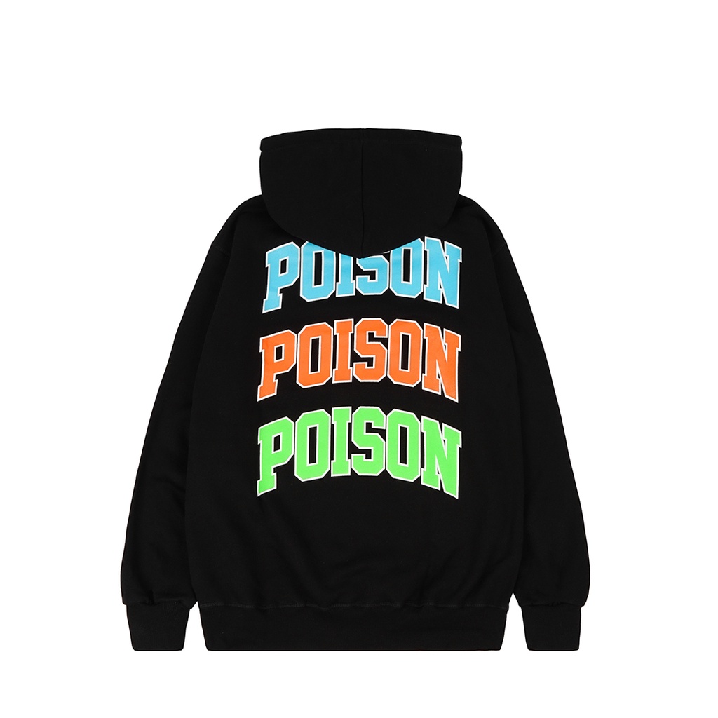 POISON FOREVER TRICOLOR HOODIE BLACK