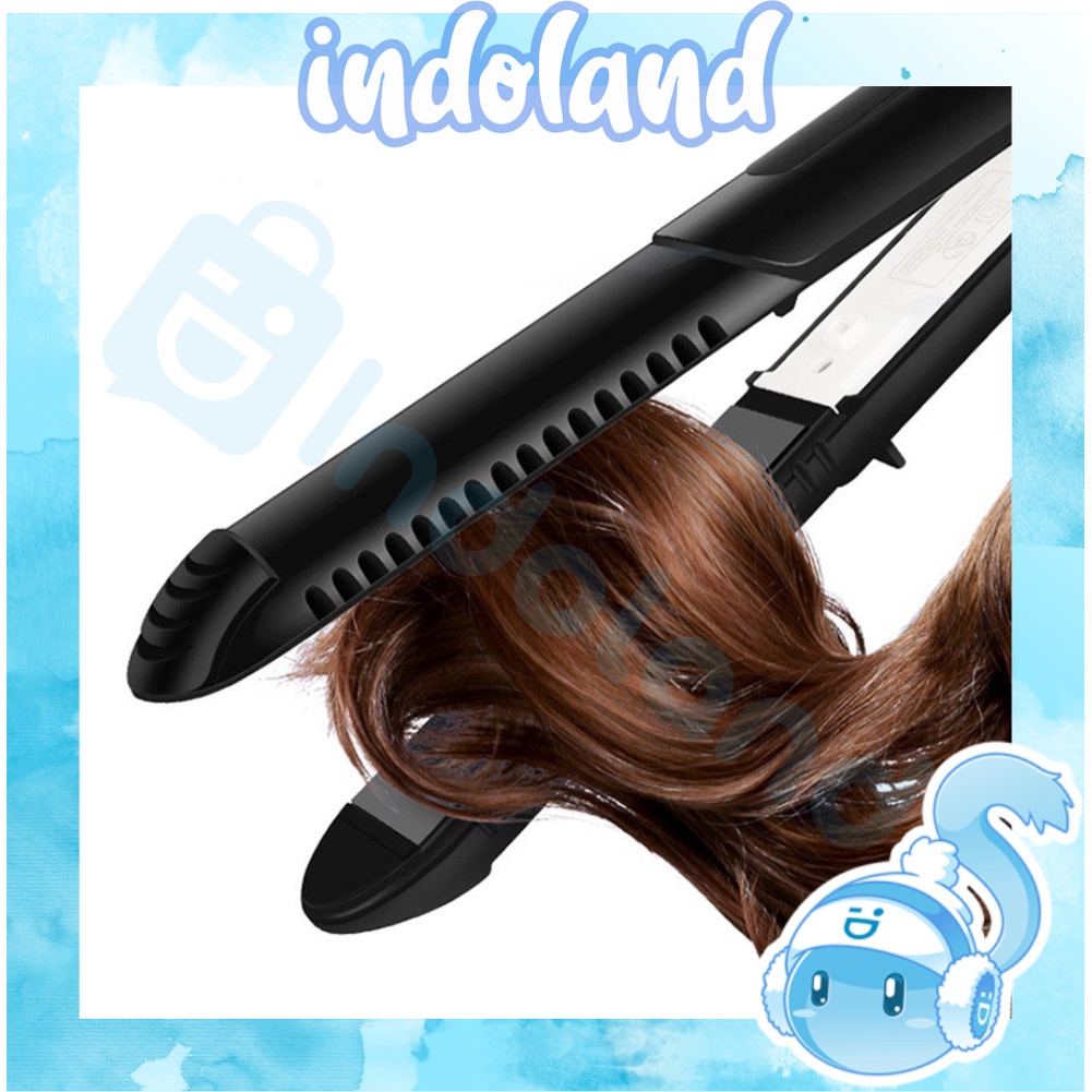 ☀ INDOLAND ☀ R363 Catokan Import Yuchun Catok Rambut Hair Straightener Catokan 2in1 Lurus dan Curly