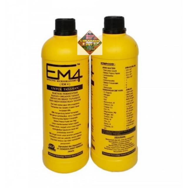EM4 pertanian 1 liter - membantu meningkatkan kesuburan semua jenis tanaman