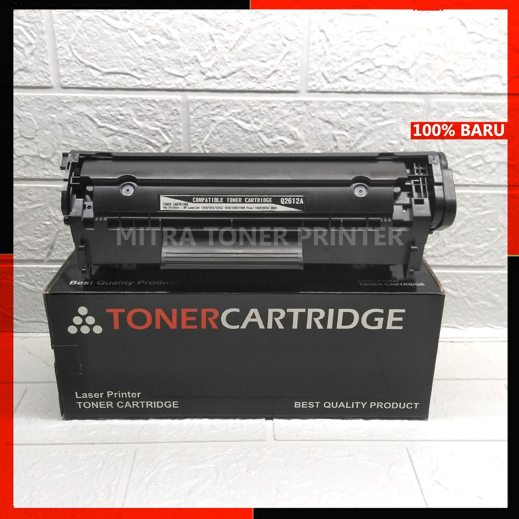 Toner Catridge Untuk Printer HP1010/1020/1022/3030 CANON LBP-2900/3000/MF4320d catridge Q2612A/FX9/CRG303