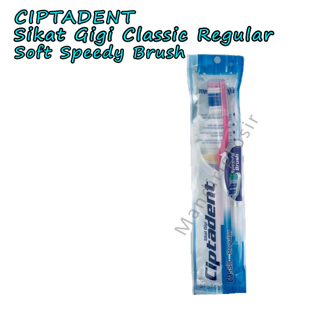 Sikat Gigi Classic regular *Ciptadent * Soft * Speedy Brush