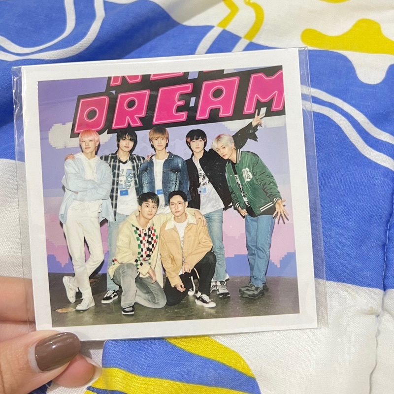 BOOKED polaroid nct dream glitch mode glitter cold cup official