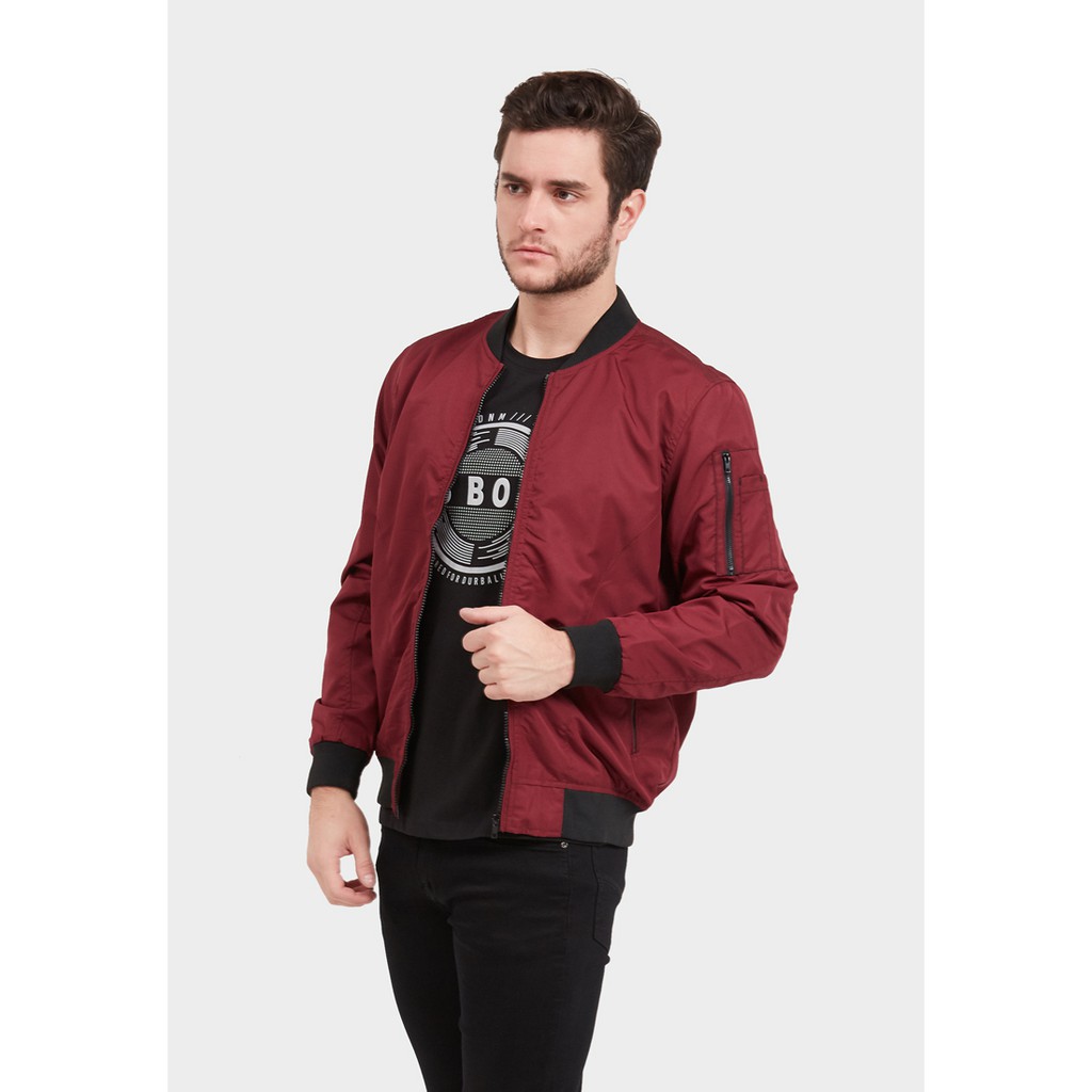 JBBoss Jaket Bomber 703 (Maroon) / Ramayana Jatinegara