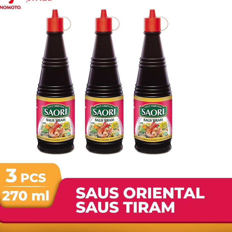 

✔ SAORI® Saus Tiram Botol 270ml 3 pcs Saos Oriental Oyster Sauce Promo