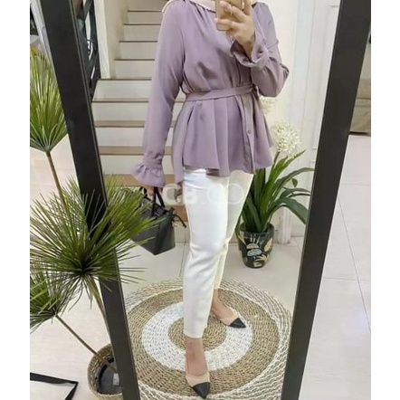 MIRA BLOUSE / BLOUSE WANITA / ATASAN WANITA / BLOUSE MOCREPE