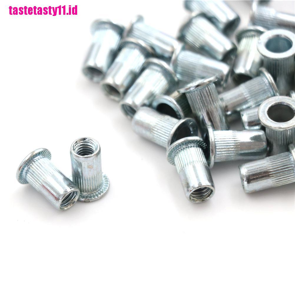 30 Pcs Mur Insert M5 Thread Biru Putih Bahan zinc M5 Benang Jahit