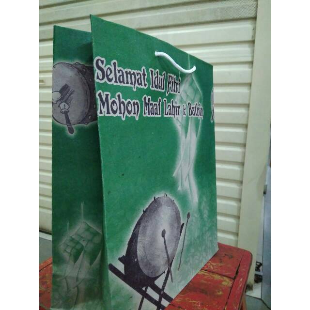 

paper bag polio lebaran isi 12pcs terlaris dan murah