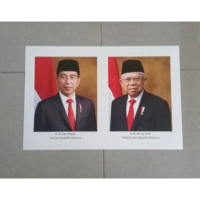 Poster Presiden Dan Wakil Presiden Shopee Indonesia