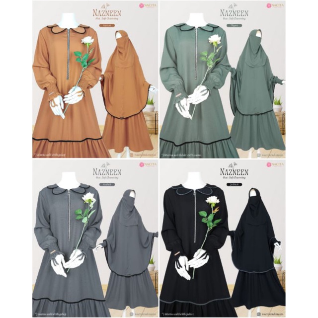 Gamis Set Nazneen By Nacita