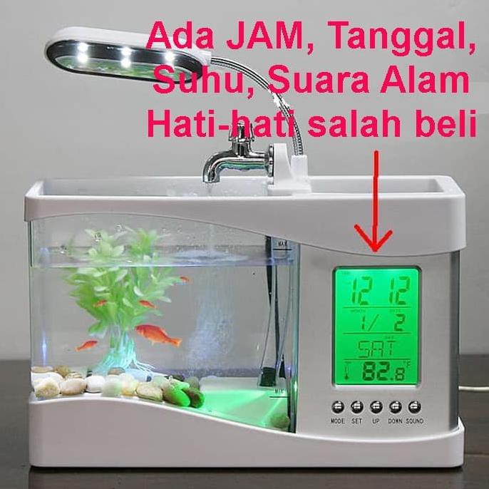 Unik Nano Usb Mini Aquarium Akuarium Dekstop Berkualitas Shopee