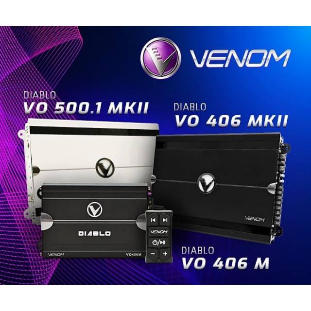 Venom Power Amplifier VO500.1 MKII VO 500.1MKII GRATIS ONGKIR