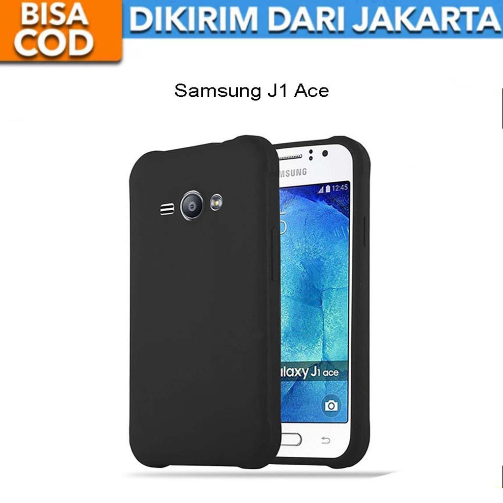 SoftCase Black Matte for Samsung Galaxy J1 Ace