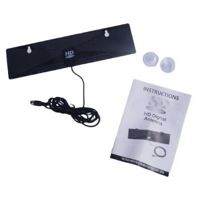 Antena TV Indoor Digital HD Clear Vision Universal Slim Tempel