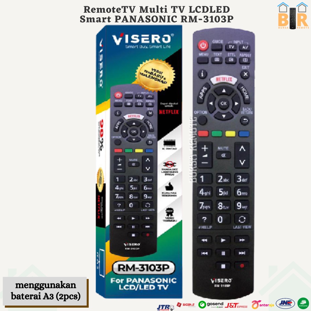 Remot / Remote TV Multi PANASONIK SMART LCD LED PNS VISERO 3103P