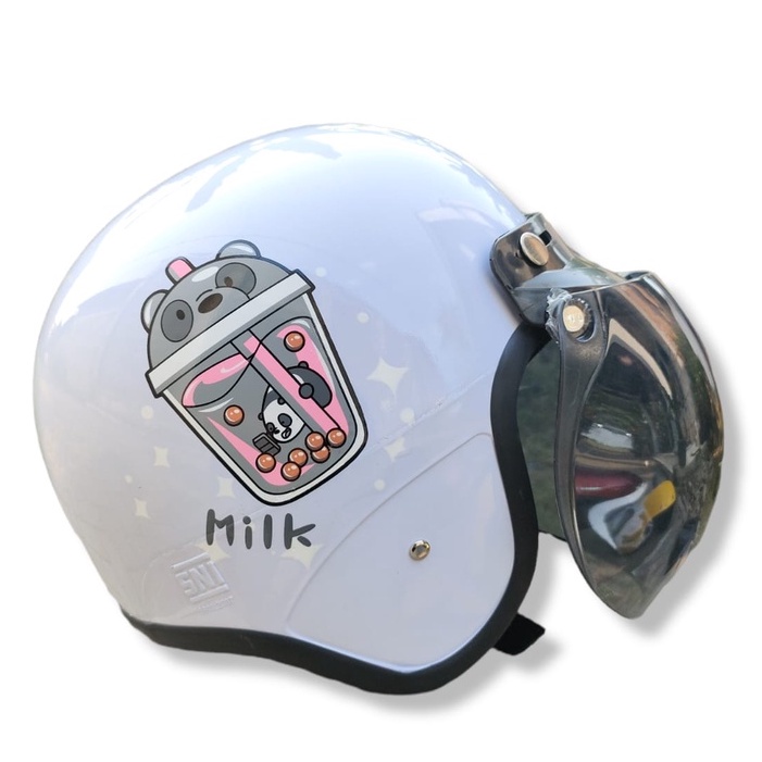 HELM BOGO MOTIF NEO BOBA CAT DEWASA