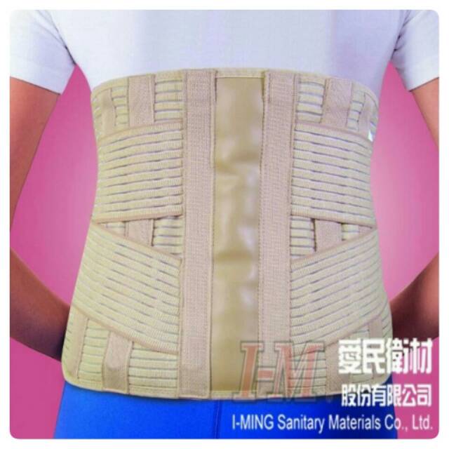 DR ORTHO WB527 - KORSET LUMBAL SACRO LBP SARAF KEJEPIT LUMBAR SACRO SUPPORT 6 PLAT PENYANGGA