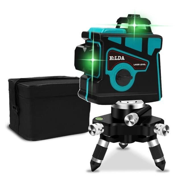 HILDA Mesin Self Leveling Laser Sudut Pojok Siku 3D 12 Line - Bluez