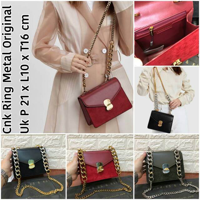 

Cnk Ring Metal Original Combi Suede Uk P 21 x L10 x T16 cm 2 pcs bisa 1 kg