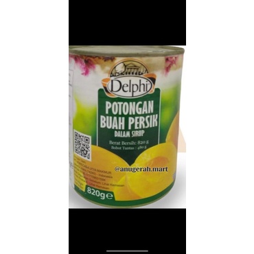 

Buah persik kaleng / buah persik dalam sirup