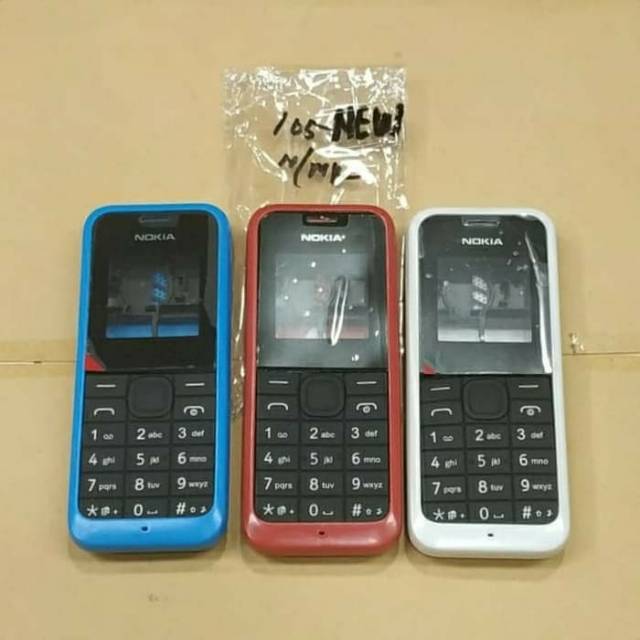 nokia 105 2sim / 105 new casing fullset + tulang mantul murah meriah