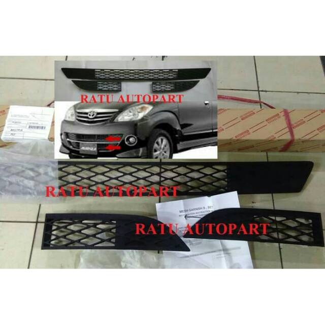 Jual Grille Grill Radiator Bemper Depan Avanza Type S Shopee Indonesia