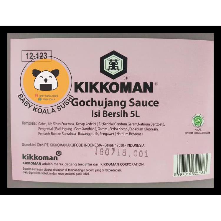

Gochujang Halal 250Ml By Kikkoman | Saus Pasta Cabai/Cabe Go Chujang Terbatas