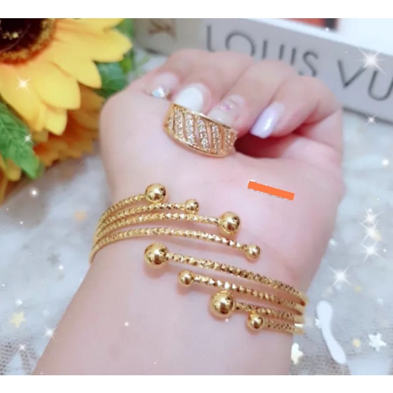 COD SET GELANG WANITA DAPAT CINCIN CANTIK