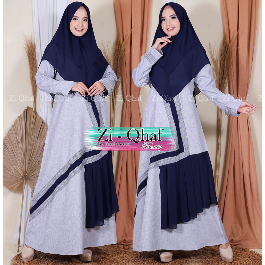 gamis syar'i/gamis ashofa fashion akhwat 2021
