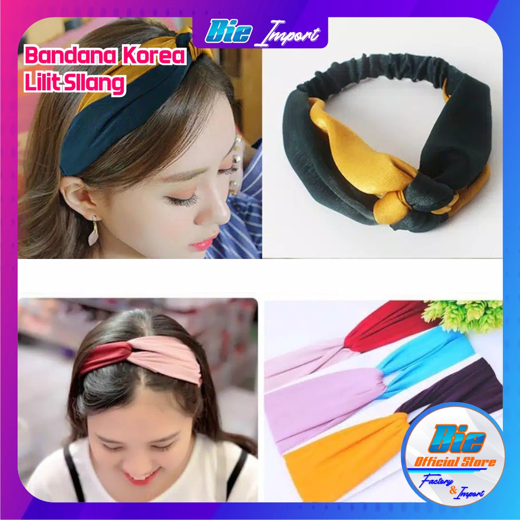 Bandana Korea Lilit Silang Impor Best Seller