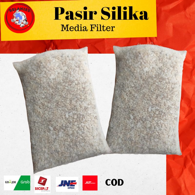 PASIR SILIKA WATER FILTRASI MEDIA FILTER KOLAM KOI