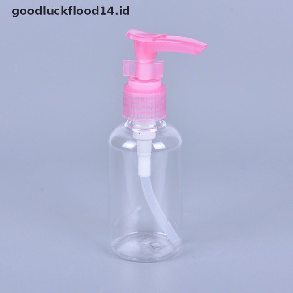 [OOID] 5PCS 75ml Plastic Press Pump Spray Lotion Bottles Cosmetic Sample Containers ID