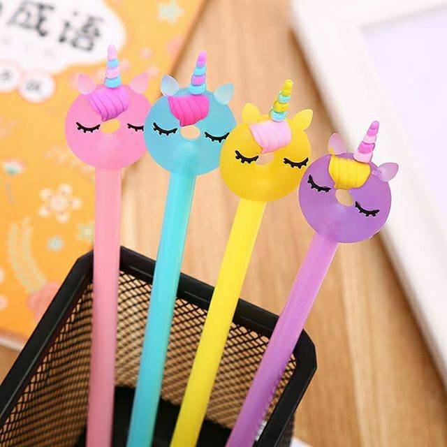 Bolpoin Unicorn Gel Pulpen Unicorn Cewek