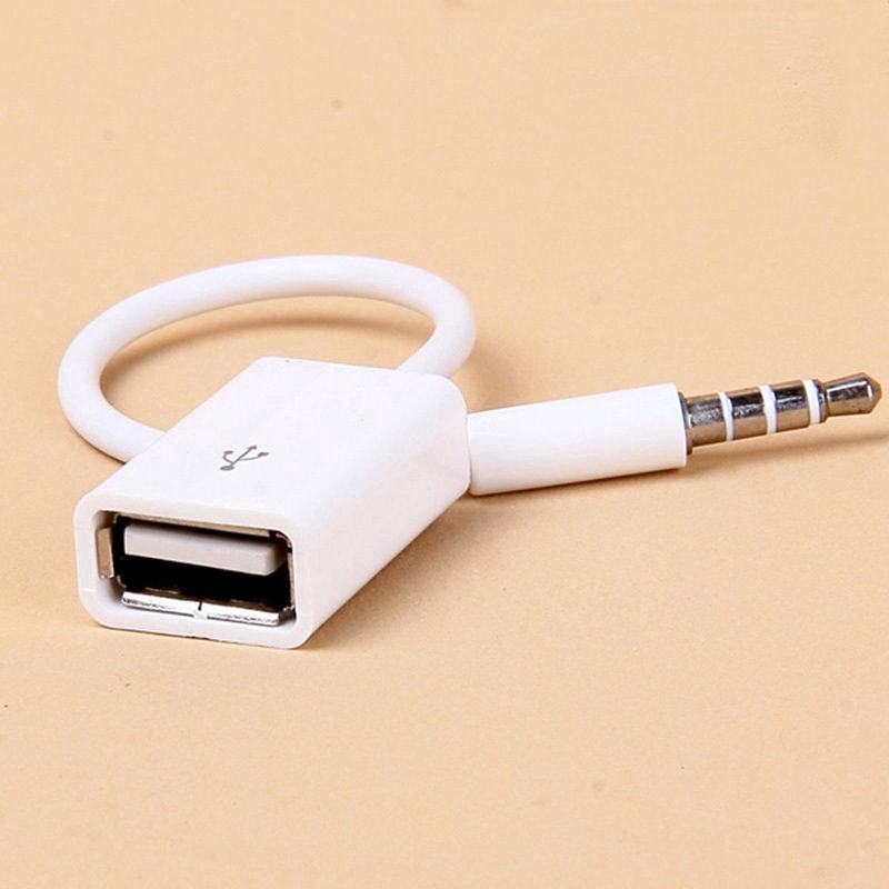 Plug Jack 3.5mm Male Aux Ke USB 2.0 Female