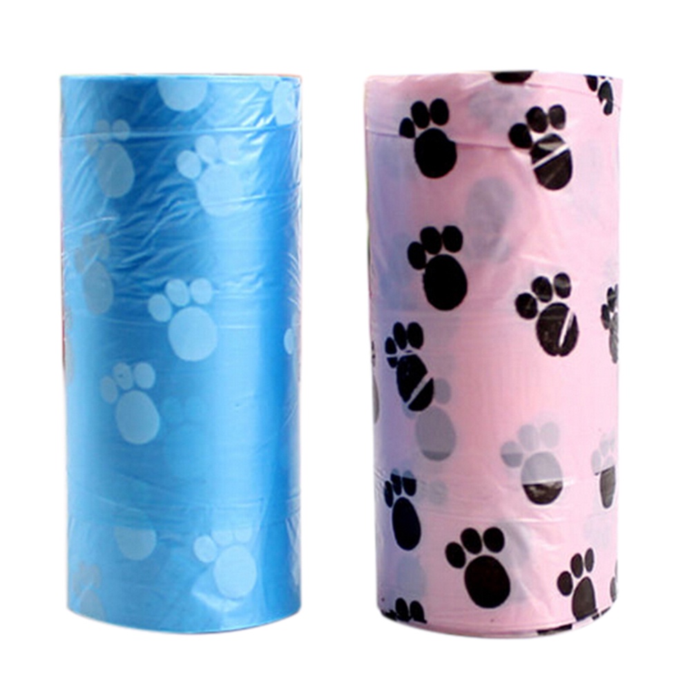 1 Roll / 15Pcs Alat Pembersih Kotoran Anjing