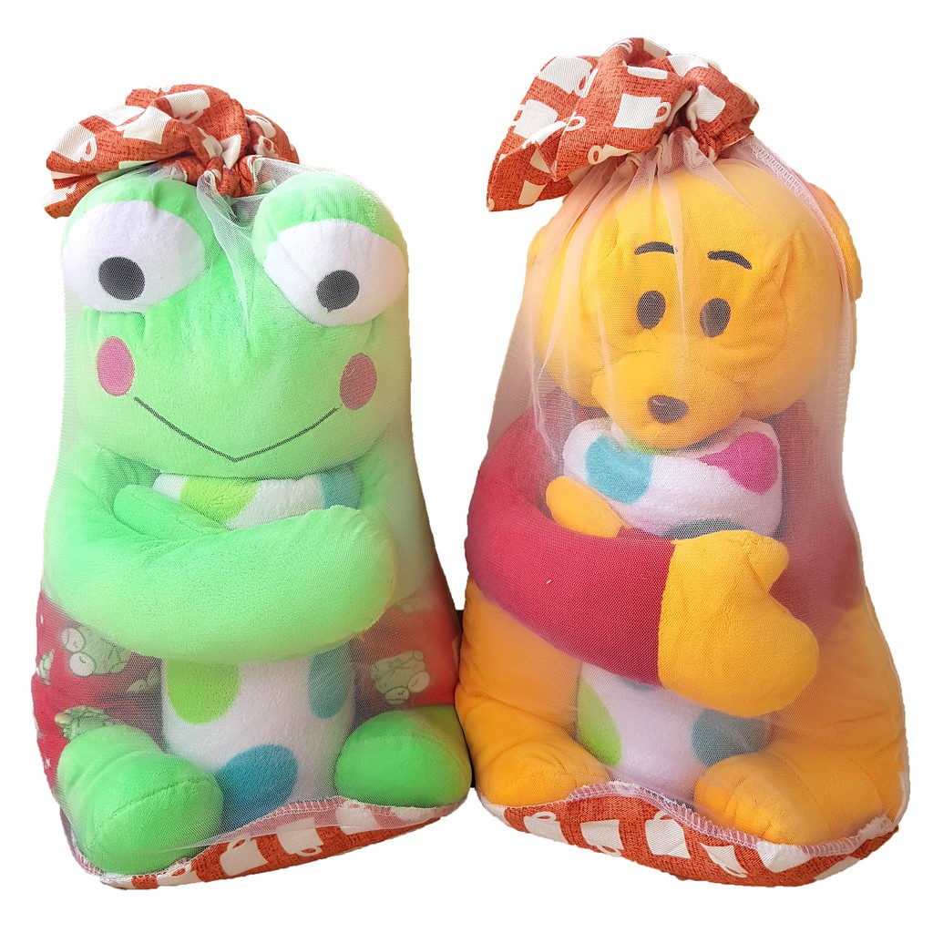 Set Kado Boneka Selimut Bantal Peyang Bayi Balmut Memoii