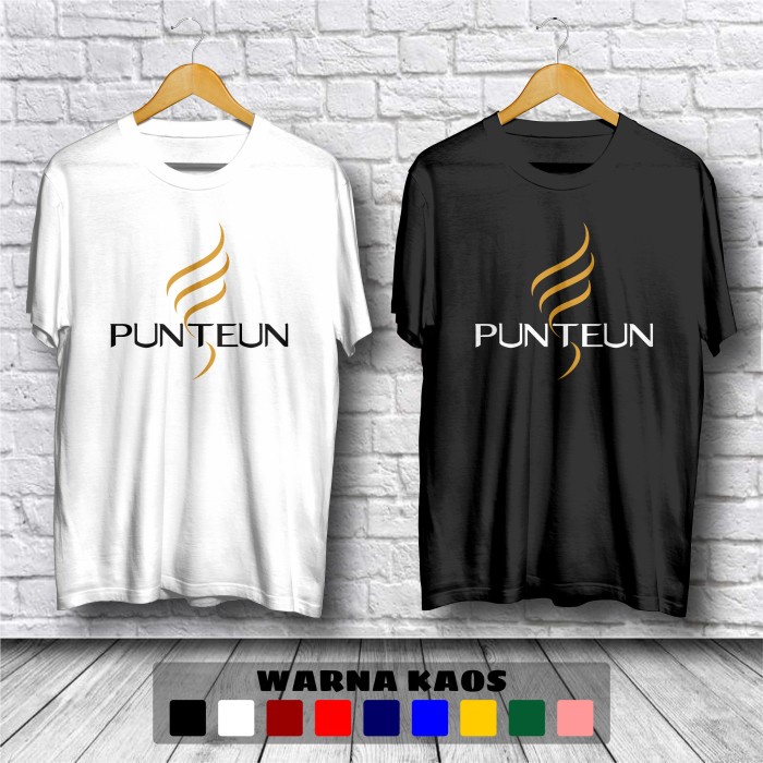 Kaos Plesetan Punteun Logo Baju Distro