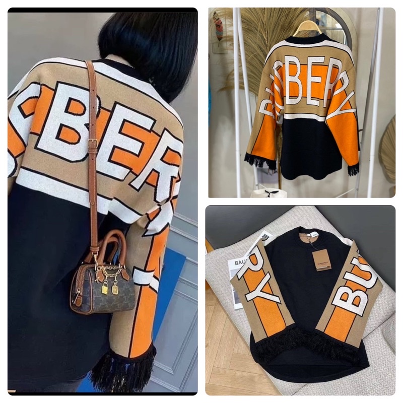 Sweater Burberry Rajut Premium